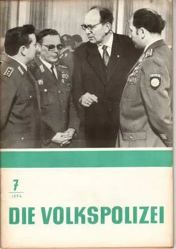 Die Volkspolizei 7/1974. 