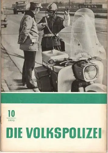 Die Volkspolizei 10/1973. 