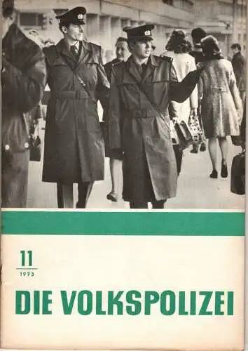 Die Volkspolizei 11/1973. 