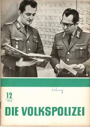 Die Volkspolizei 12/1973. 