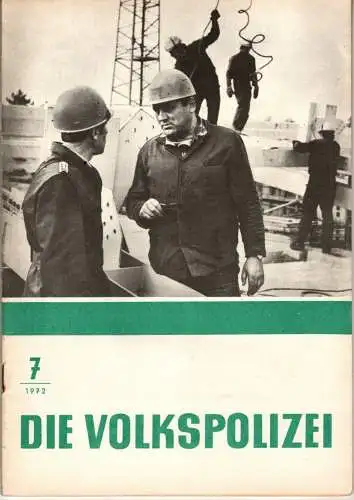 Die Volkspolizei 7/1972. 