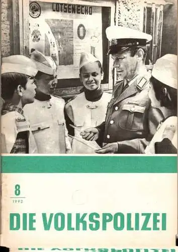 Die Volkspolizei 8/1972. 