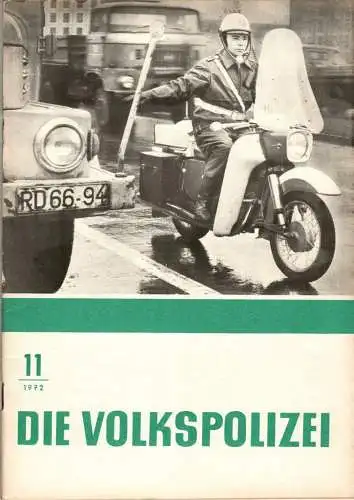 Die Volkspolizei 11/1972. 