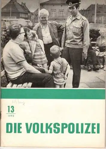 Die Volkspolizei 13/1972. 