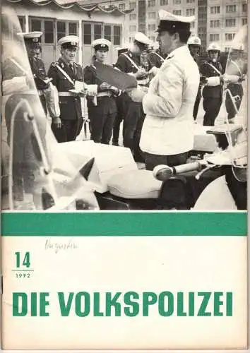 Die Volkspolizei 14/1972. 