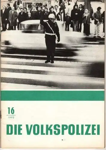 Die Volkspolizei 16/1972. 