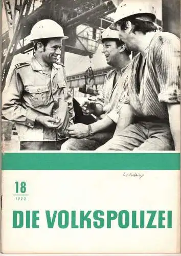 Die Volkspolizei 18/1972. 