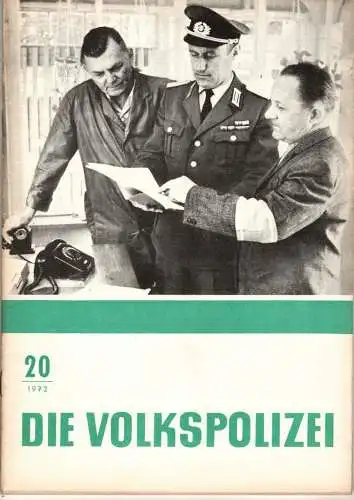 Die Volkspolizei 20/1972. 