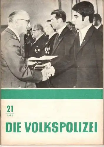 Die Volkspolizei 21/1972. 