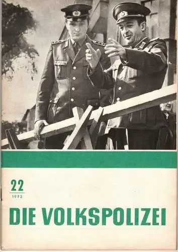 Die Volkspolizei 22/1972. 