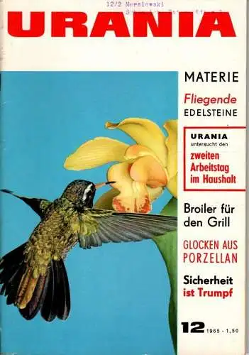 Urania - Wissen und Leben 12-1965. 