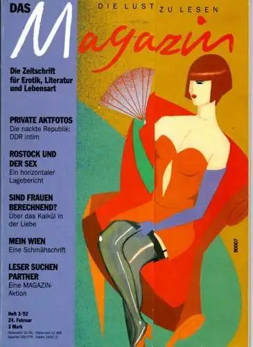 DDR Zeitschrift Das Magazin 3-1992