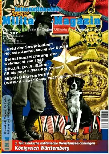 Internationales Militaria Magazin IMM Nr. 207. 