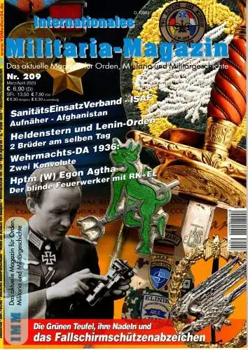 Internationales Militaria Magazin IMM Nr. 209. 