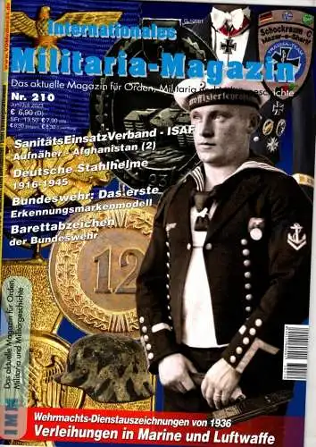 Internationales Militaria Magazin IMM Nr. 210. 