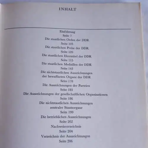 Bartel/Karpinski: Auszeichnungen der Deutschen Demokratischen Republik. 