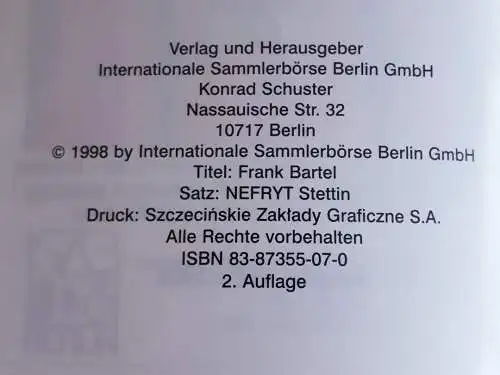 Frank Bartel: DDR Spezialkatalog 1949-1990. 
