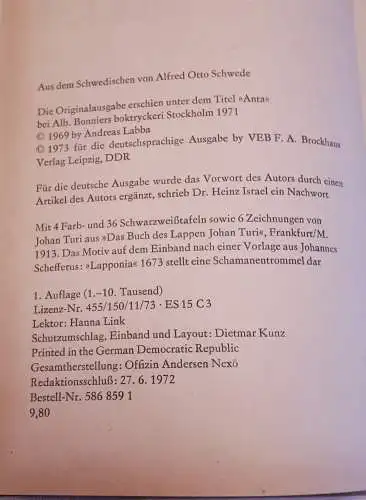 Andreas Labba: Anta - Ein Leben in Schwedisch-Lappland. 