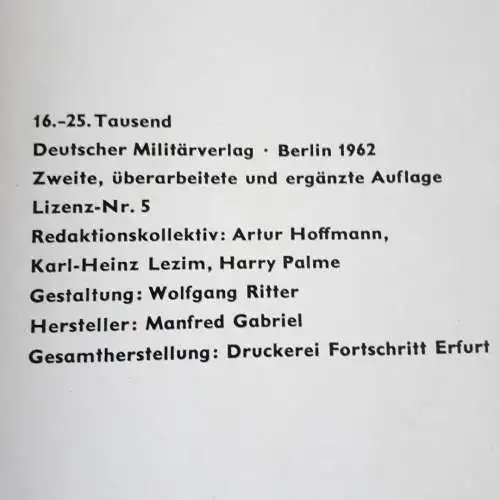 Immer gefechtsbereit. 