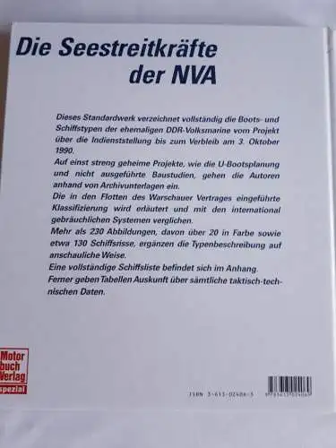 Hans Mehl, Knut Schäfer: Die Seestreitkräfte der NVA. 