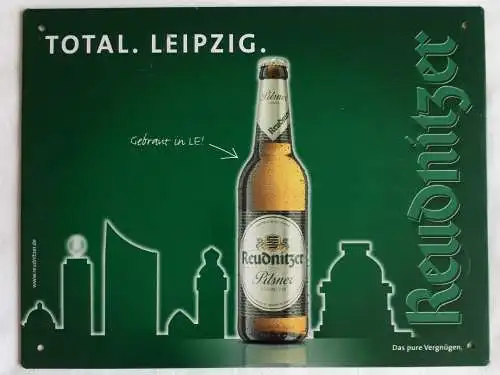 Blechschild Reudnitzer Pilsner