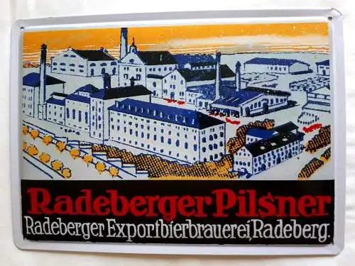 Blechschild Radeberger Pilsner