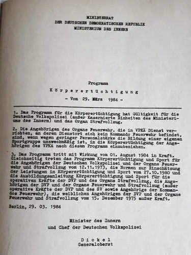 DDR MdI Programm Körperertüchtigung