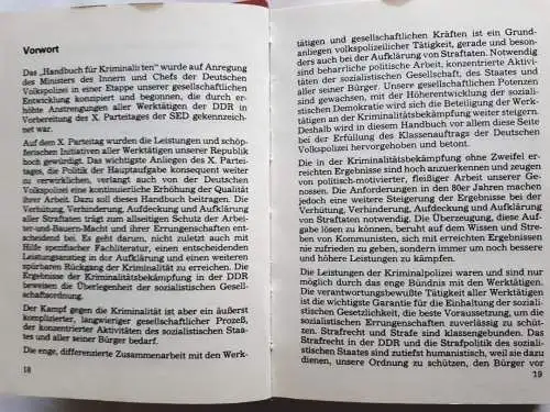 Handbuch für Kriminalisten