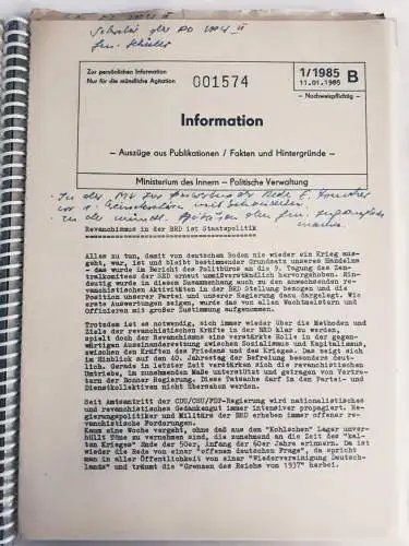 DDR MdI Information - Auszüge aus Publikationen - Fakten und Hintergründe