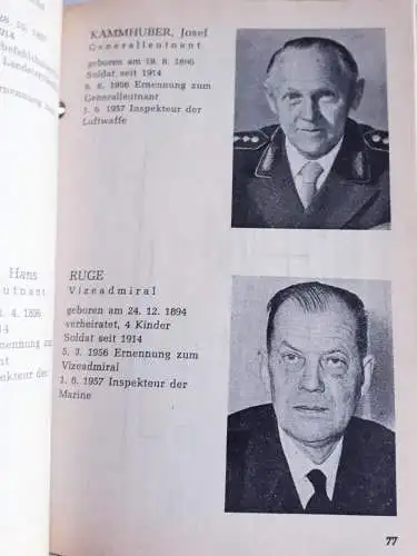 Deutscher Bundeswehrkalender 1958