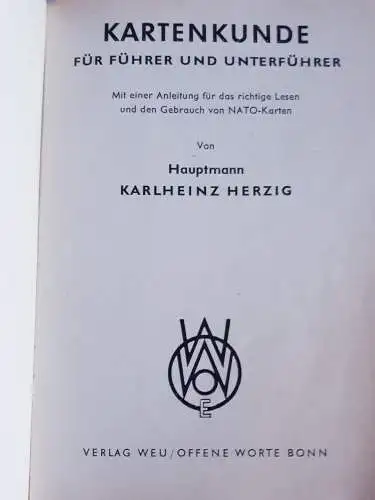 Kartenkunde - Karlheinz Herzig