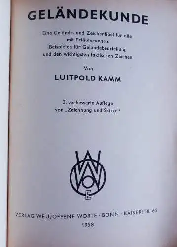 Geländekunde - Luitpold Kamm