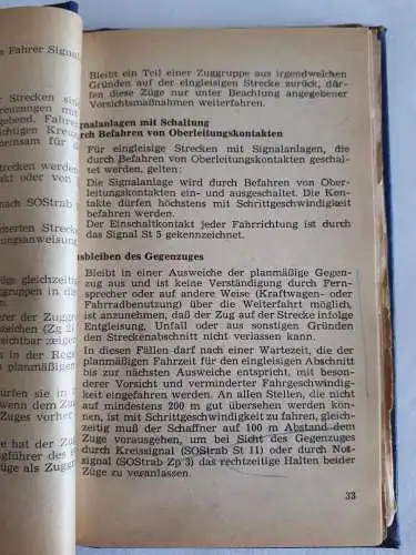 Dienstanweisung für den Fahrdienst des VEB Verkehrsbetriebe Schöneiche und Woltersdorf