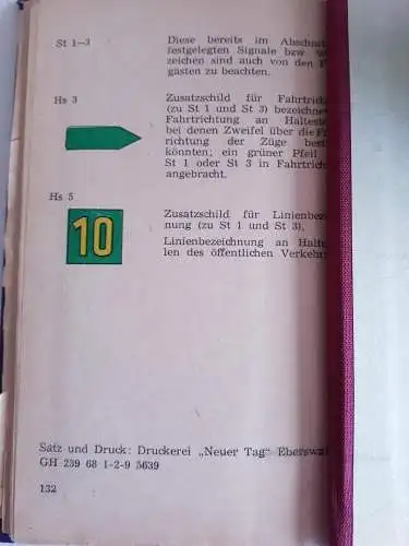 Dienstanweisung für den Fahrdienst des VEB Verkehrsbetriebe Schöneiche und Woltersdorf