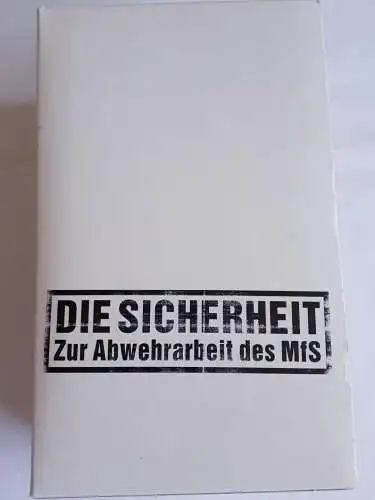 Die Sicherheit - Zur Abwehrarbeit des MfS Band I und II