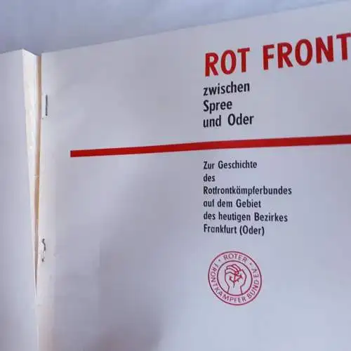 Rot Front zwischen Spree und Oder