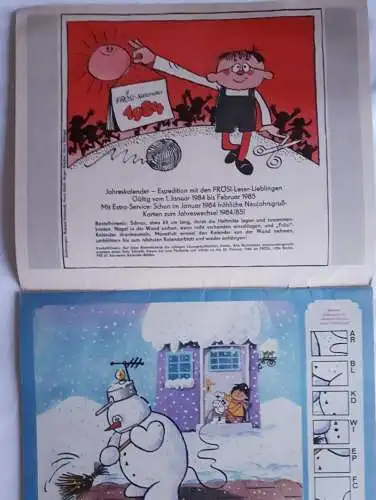 DDR Frösi Kalender 1984