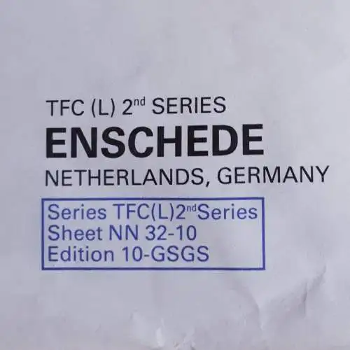 Luftfahrtkarte Transit Flying Chart Low Level 2nd Series 1:250,000 - Enschede,Netherlands,Germany