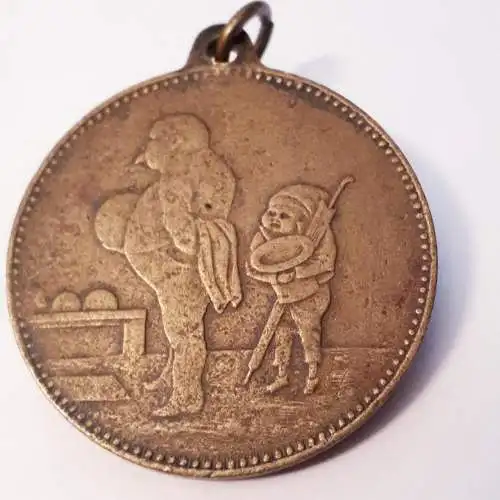 Alte Medaille Kegeln 