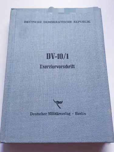 DDR NVA DV-10/1 Exerziervorschrift