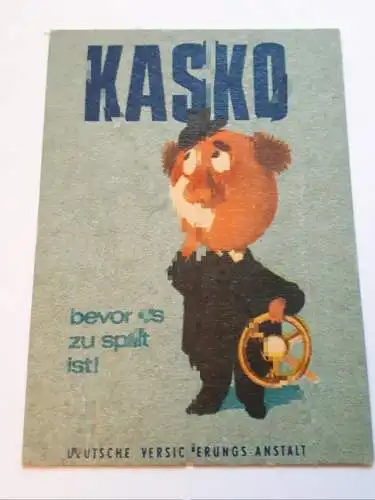 DDR Karte Kasko Deutsche Versicherungsanstalt