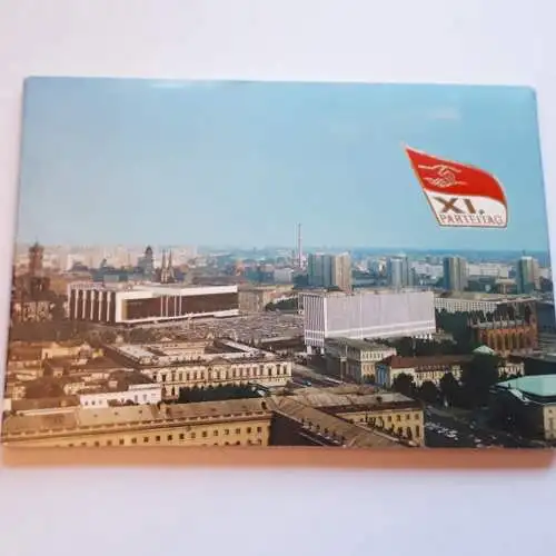 DDR Postkartenmappe Städte XI.Parteitag der SED