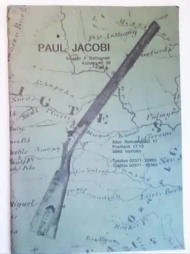 Paul Jacobi Inh.P.Bellingrath Verkaufskatalog Nr. 39