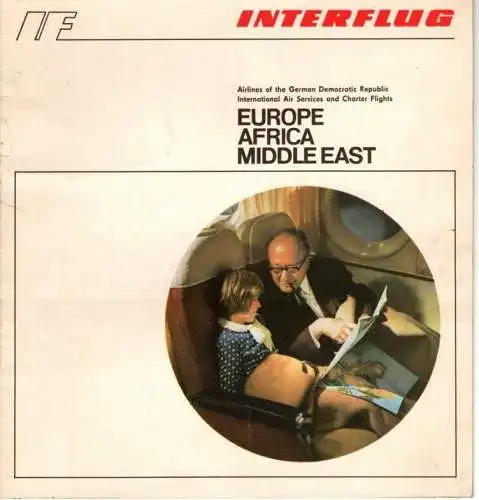 Interflug Flugziele Europe Africa Middle East