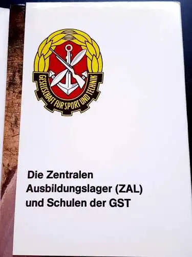 DDR GST Bildersammlung - Die Zentralen Ausbildungslager und Schulen der GST