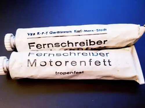 Fernschreiber Motorenfett 