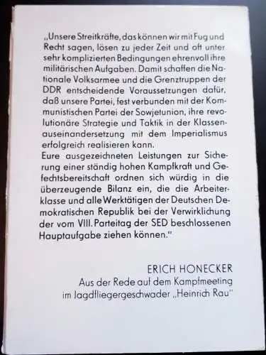 DDR NVA Bildersammlung Vom Truppenbesuch Erich Honeckers