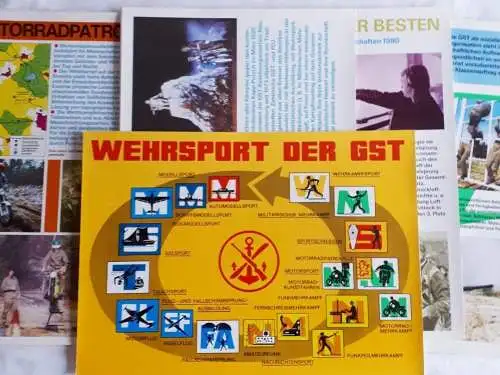 DDR Bildmappe Wehrsport der GST