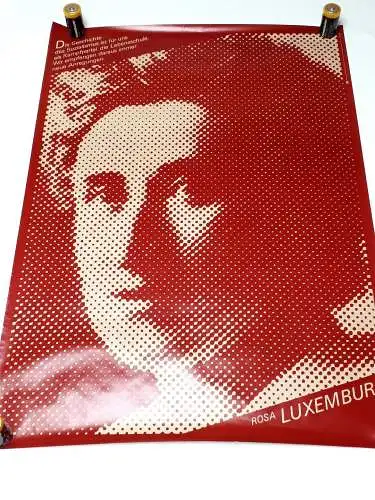 DDR Poster Plakat Rosa Luxemburg