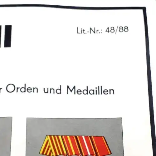 DDR NVA Plakat Schautafel Uniformarten in militärischen Berufen Teil II